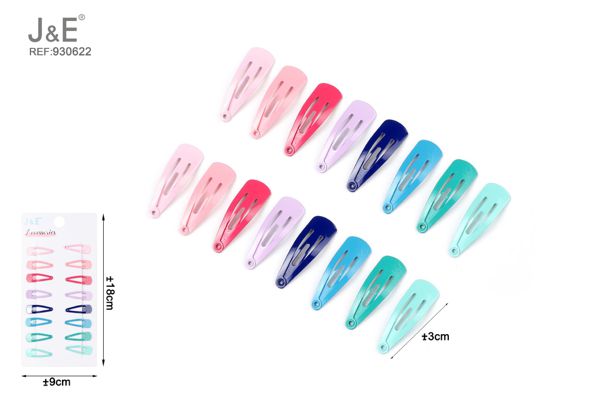 3cm pinzas de pelo color 16pcs