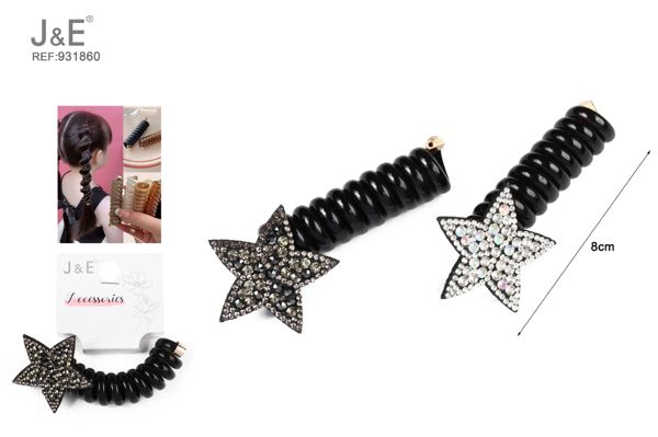 7cm coletero negro estrella