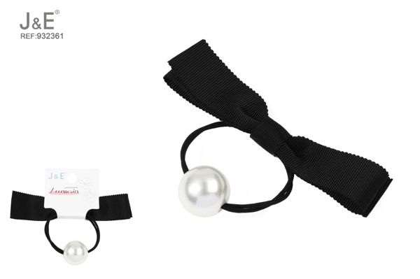 12cm coletero con perlas y lazo