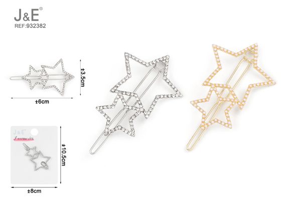 6.5cm pinza con estrellas