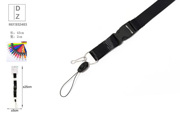 Correa de cuello para llaves o tarjetas