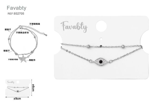 Pulsera color plateado