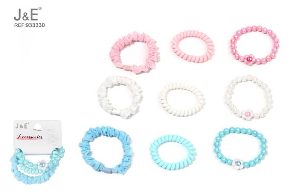 Set de coleteros con pulsera 3pcs