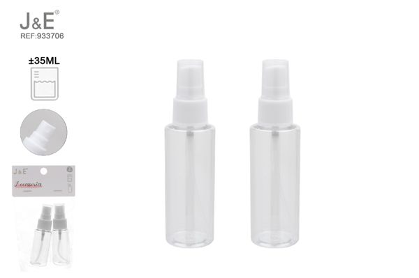 35ml botellas de spray para viaje 2pcs