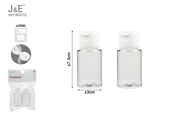 35ml botellas de viaje 2pcs
