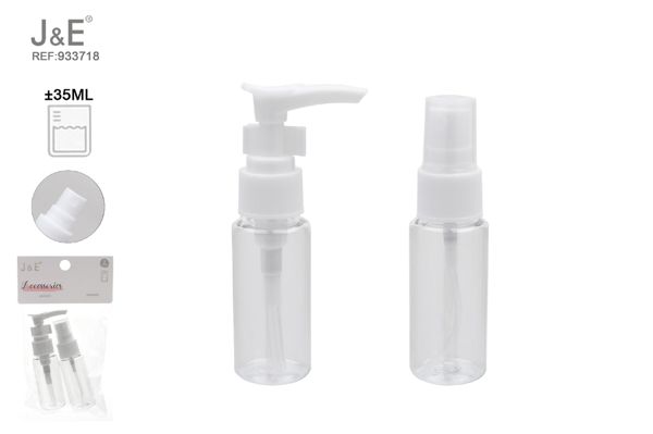 35ml botellas viaje 2pcs