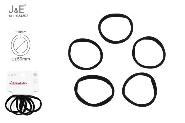 Coleteros negro fina 5pcs