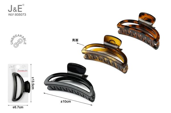 10cm pinza semicircular colores clasicos brillantes