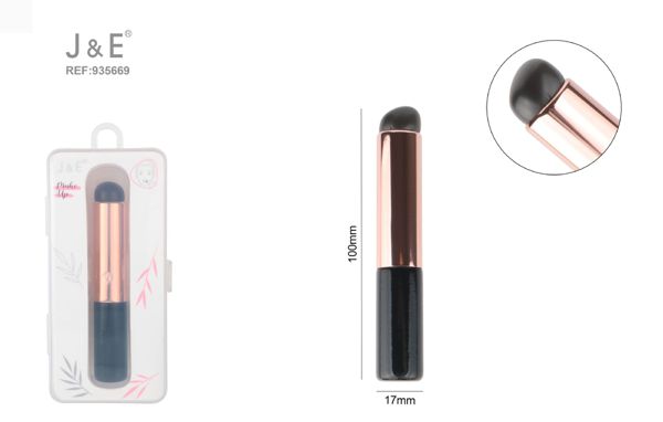 Cepillo de maquillaje para labios negro