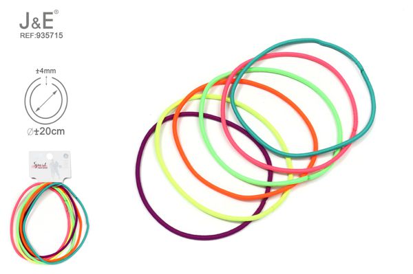 Bandas elasticas de deporte finas 6pcs
