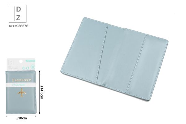 10cm*14.3cm fonda pasaporte azul