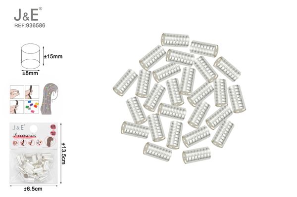 Anillos para trenzas pelo
