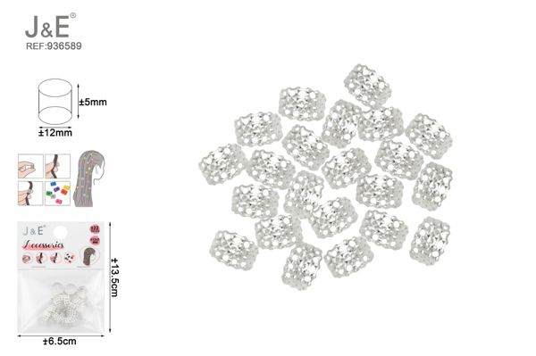 Anillos para trenzas pelo