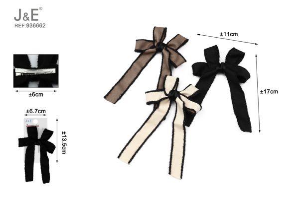 6cm lazos de pinza de pelo