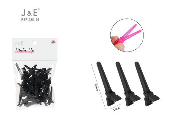 50pcs pinza de pelo