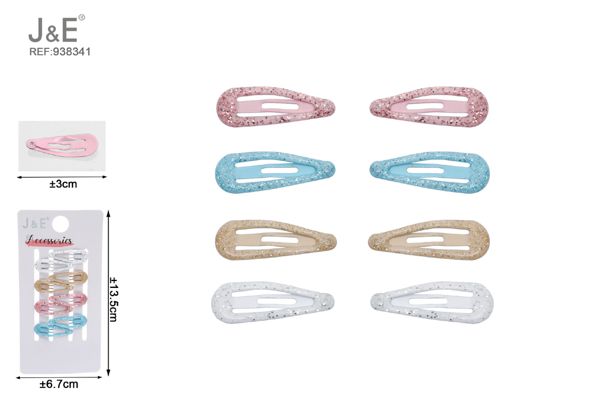 8pcs pinza de pelo