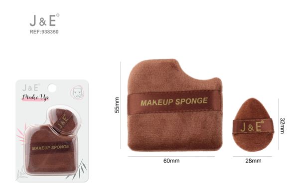 2pcs esponja de maquillaje