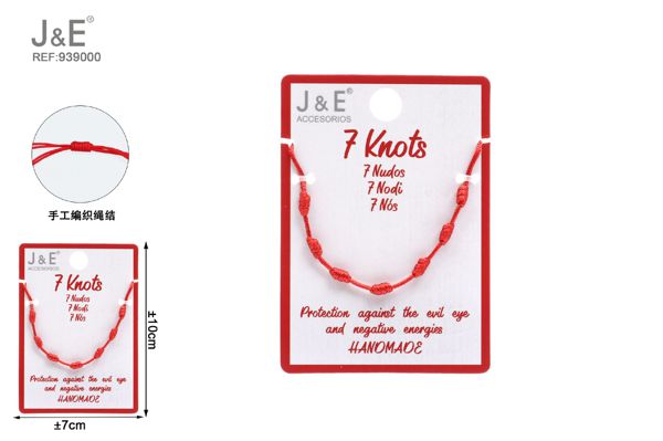 Pulsera 7 nudos fino