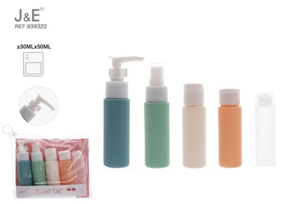 5pcs botellas de viaje