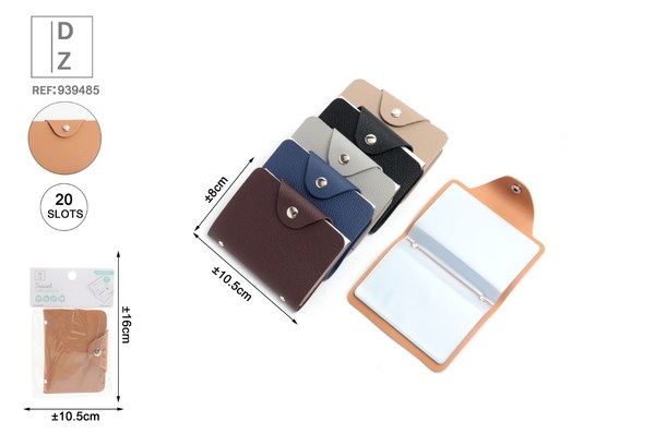 Funda de tarjeta para 20 tarjetas