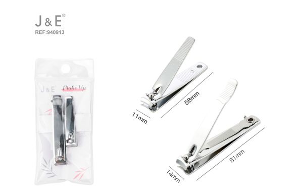 2pcs cortaunas color plata
