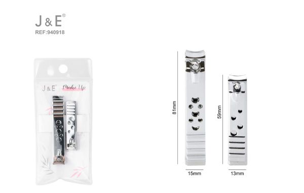 2pcs cortaunas color plata