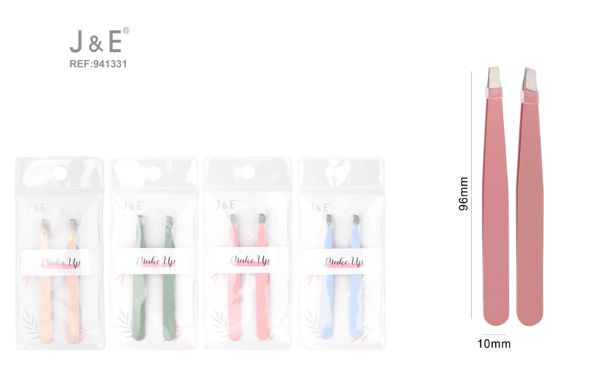 2pcs pinza de cejas