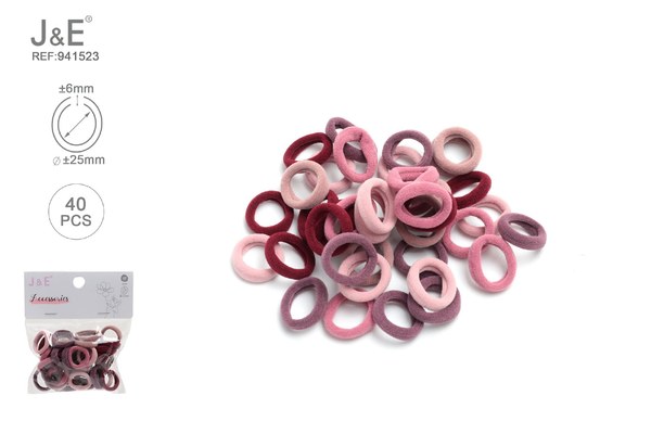 40pcs 4#coletero rosa