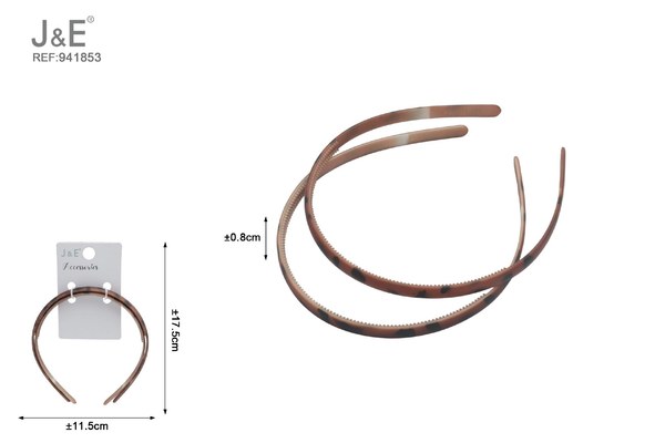 2pcs 0.8cm diadema