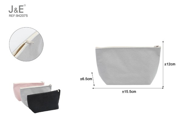 15.5*12*6.5cm bolso de maquillaje
