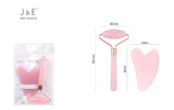 Masajeador facial guasha 2pcs