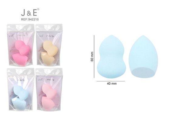 Esponja de maquillaje 2pcs