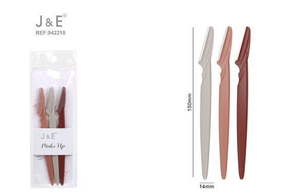 Cuchillo de cejas 3pcs