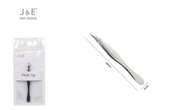Pinza de cejas plata