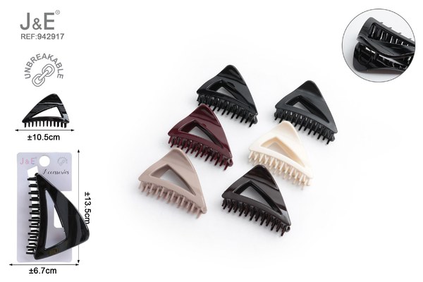 Pinza de pelo con peine 10.5cm