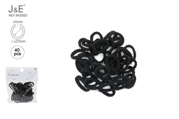 ±2.3cm coletero negro 40pcs