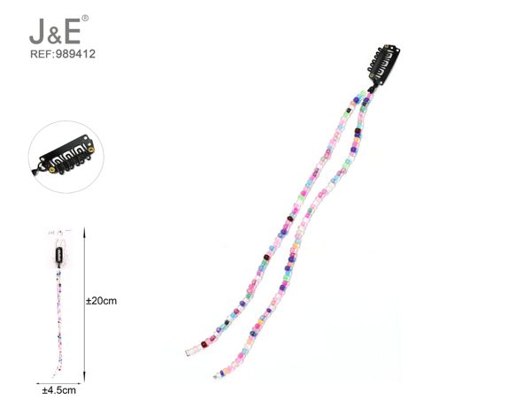±4mm pinzas de cuentas color mixto ±20.5cm