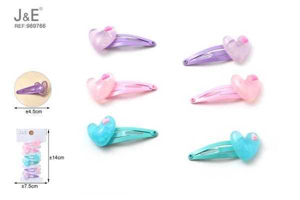 Set de pinzas de pelo 6pcs