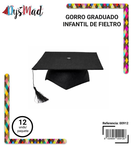 Gorro graduado nino