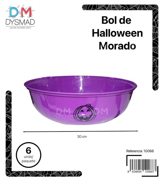 71( i.kit'otil 30cm cuencahalloween morado