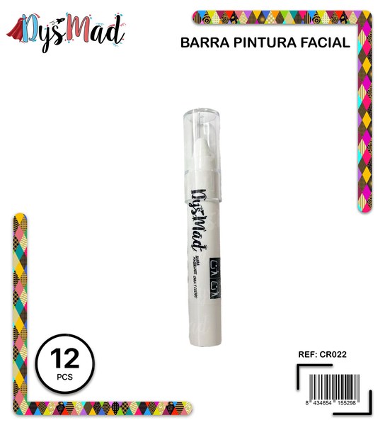 Ii;eii,4%.~: i" i nbarrapinturafacial blanco
