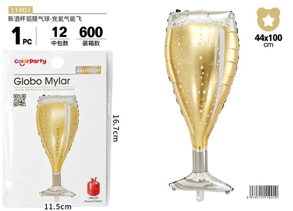 Globo mylar 44*100cm