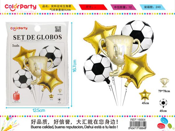Set de globos 5uds