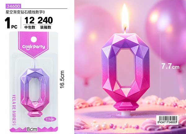 Vela de numero o
