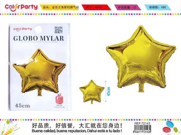 Globo mylar 45cm