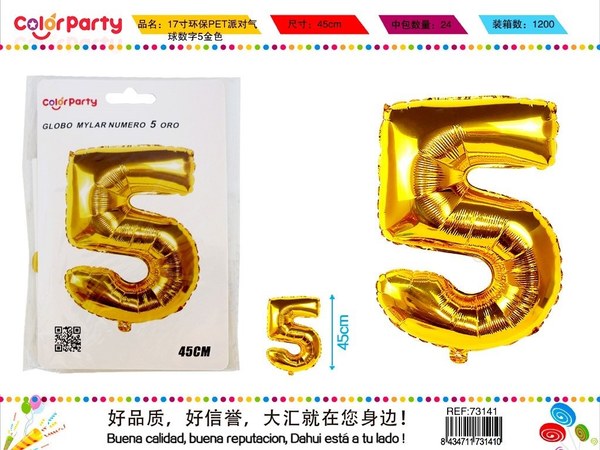 Globo mylar 5