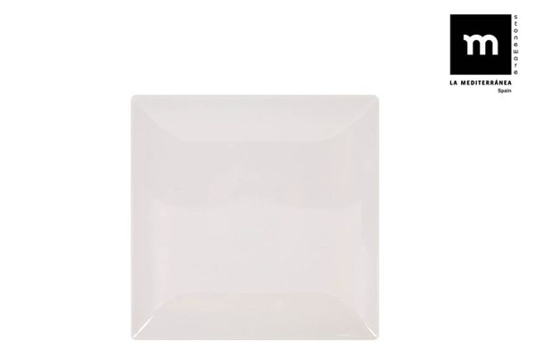 (f) > plato llano ivory brillo 26.5cm "elite