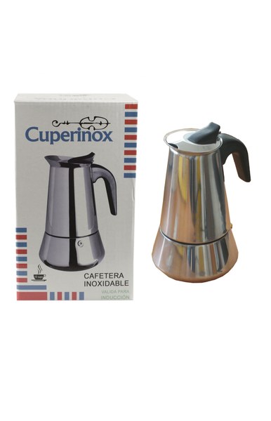 Cafetera acero inoxidable 6 tazas inducc