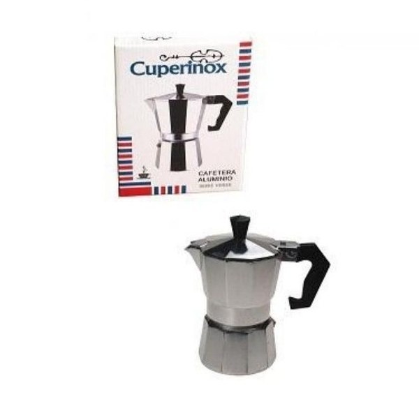 CAFETERA ALUMINIO 3 Tazas Serie Verde