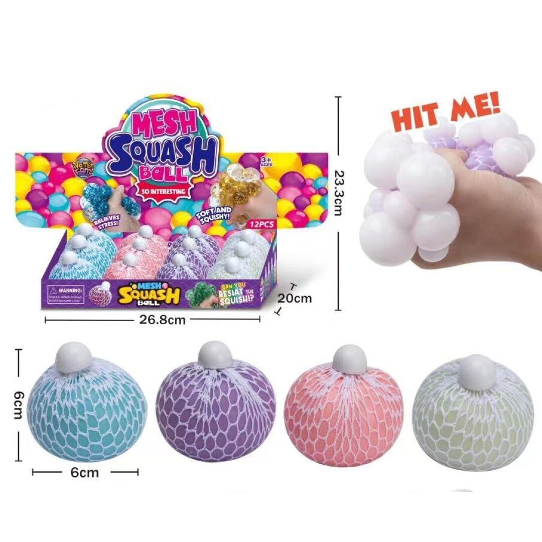 Jueguete de apretar 8cm 12pcs